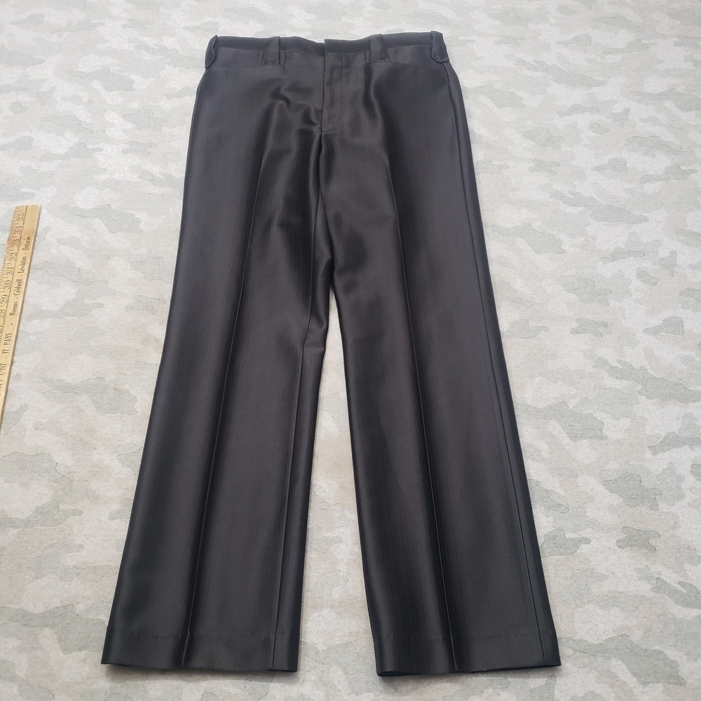 Vintage Circle S Pants Mens 34 Black Pockets Western Cowboy Rodeo Ranch